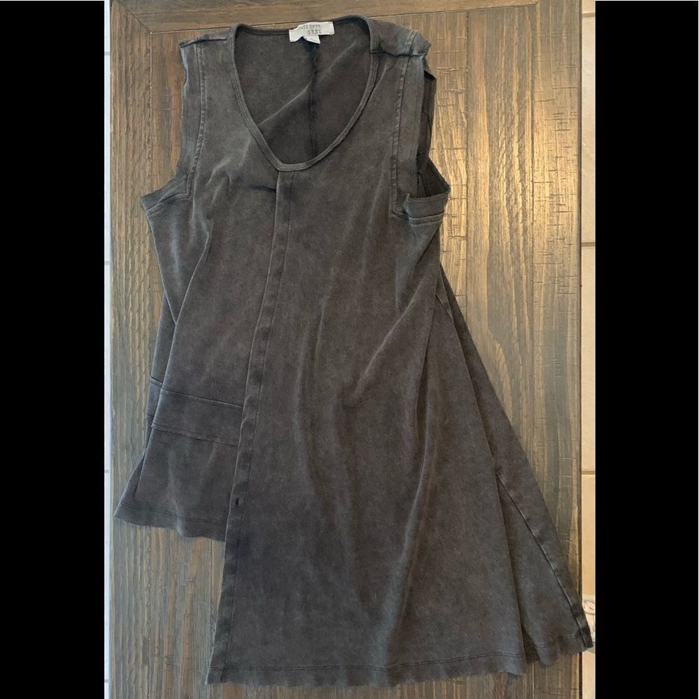 Ruff Hewn Dark Grey hi lo tunic  Size L